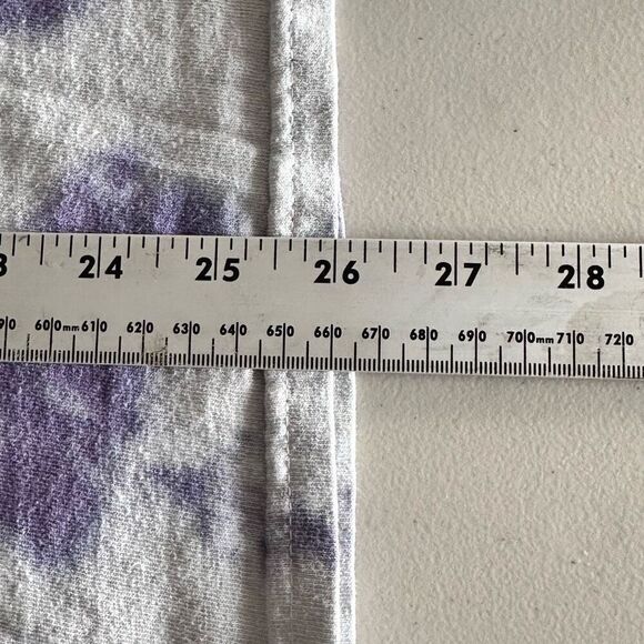 Flintstones Tie Dyed SS T-Shirt‎ Unisex M/L Purple White 80s Cartoons - Picture 7 of 7